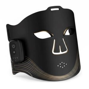 Masque LED Visage Lumina Control Noir – Éclat & Fermeté Triple-Chip