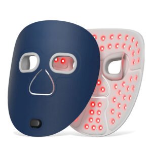 Masque LED Visage Silicone & Infrarouge Bleu Nuit