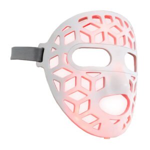 Masque LED Visage Lumina Aero Blanc – Éclat, Fermeté & Confort Respirant
