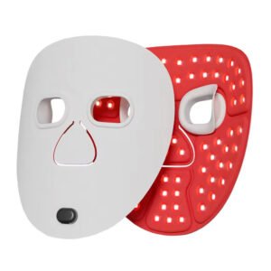Masque LED Visage Silicone & Infrarouge – Éclat & Fermeté Visuelle
