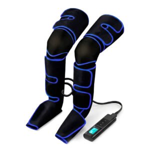 Bottes de Massage à Air & Chaleur – Jambes Complètes, Relaxation & Récupération