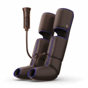 Bottes de Massage Intégral Jambes - Compression d'Air 360° & Chaleur Relaxante