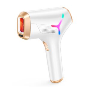 Épilateur IPL Blanc 990 000 Flashs – Fenêtre XL 5,2 cm², 9 Niveaux Énergie