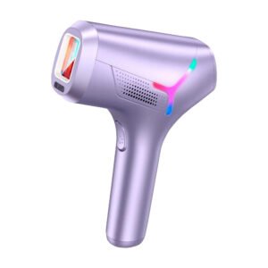 Épilateur IPL Violet 990 000 Flashs – Fenêtre XL 5,2 cm², 9 Niveaux d’Énergie